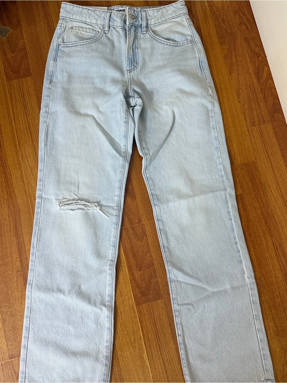 GARAGE Relaxed Straight Jeans
